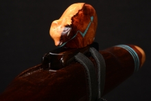 Claro Walnut Native American Flute, Minor, Mid G-4, #F12J